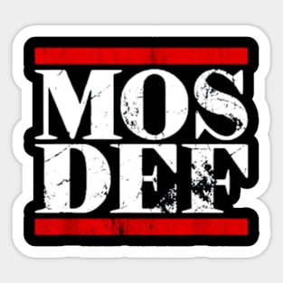 MOS DEF MERCH VTG Sticker